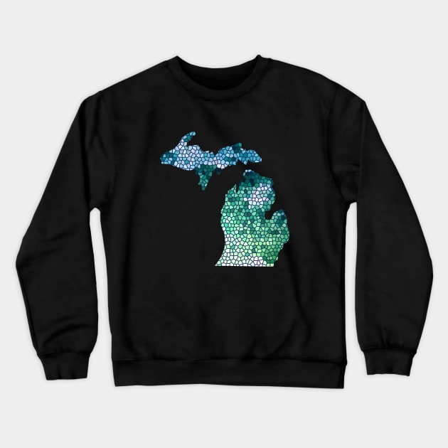 Michigan Crewneck Sweatshirt by bubbsnugg